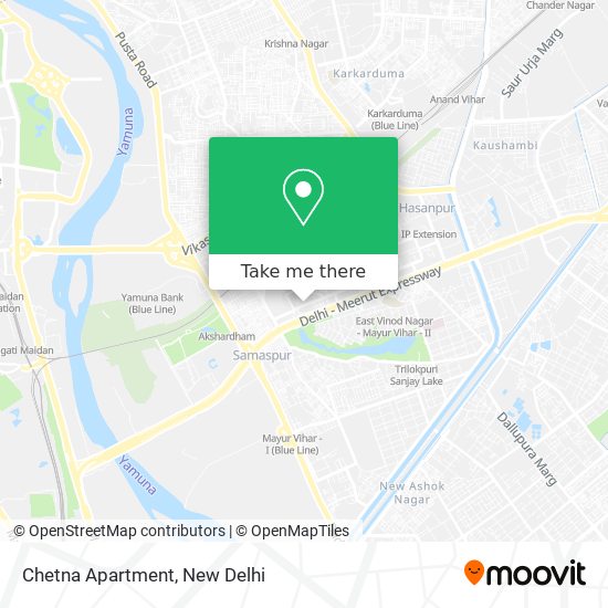 Chetna Apartment map