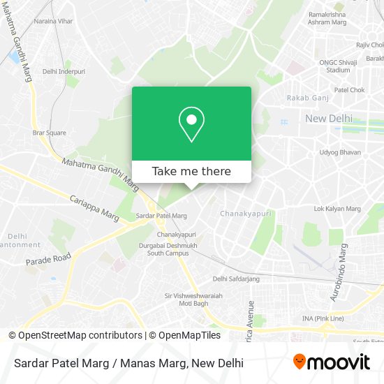 Sardar Patel Marg / Manas Marg map