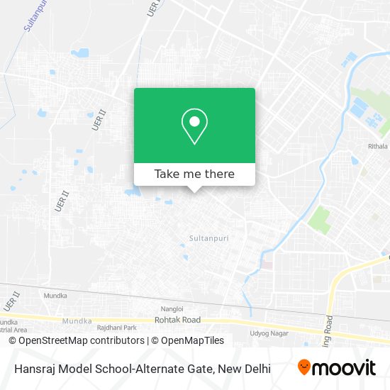 Hansraj Model School-Alternate Gate map
