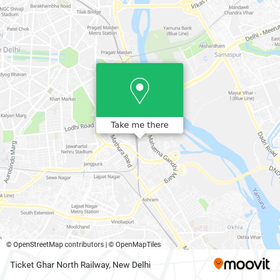 Ticket Ghar North Railway map