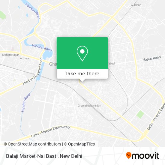 Balaji Market-Nai Basti map