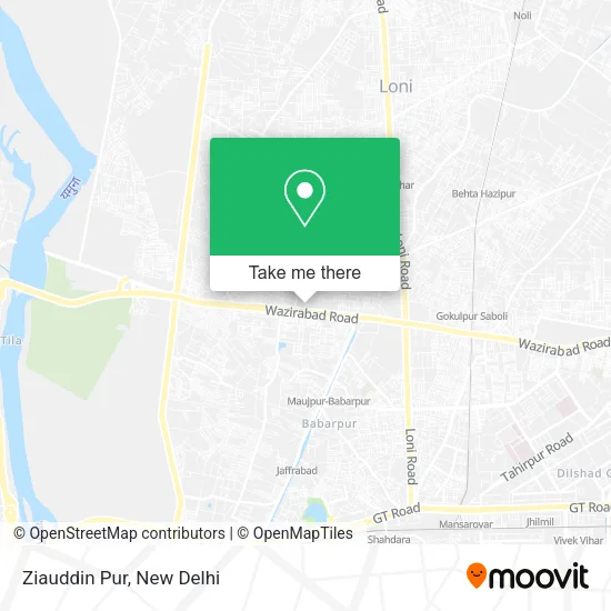 Ziauddin Pur map