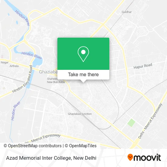 Azad Memorial Inter College map