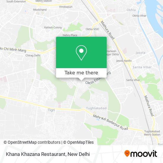 Khana Khazana Restaurant map