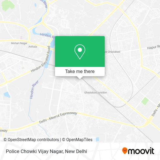 Police Chowki Vijay Nagar map