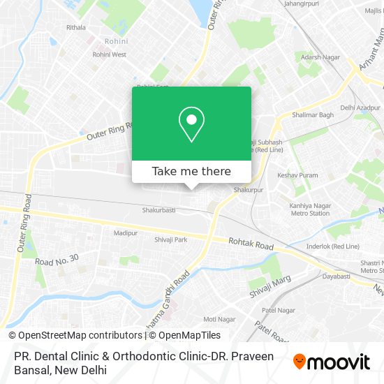 PR. Dental Clinic & Orthodontic Clinic-DR. Praveen Bansal map