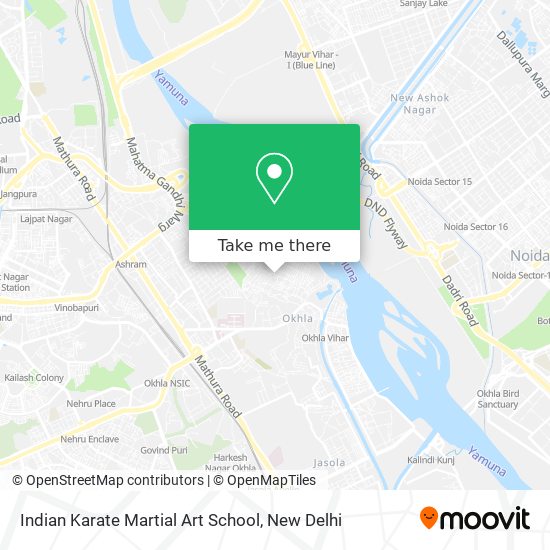 Indian Karate Martial Art School map