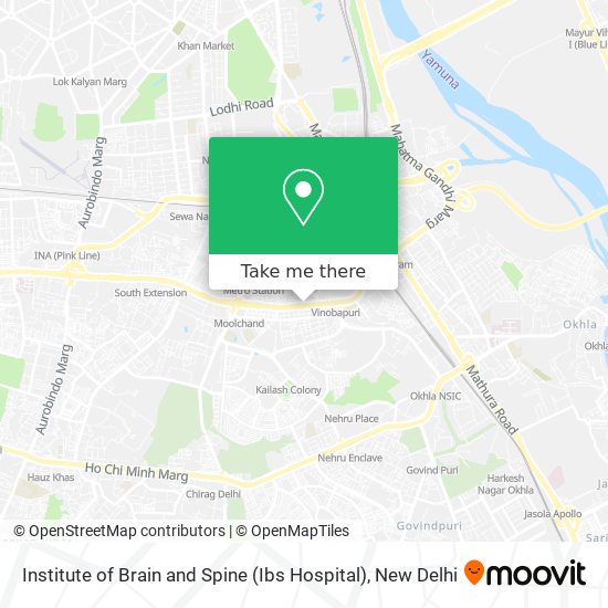 Institute of Brain and Spine (Ibs Hospital) map