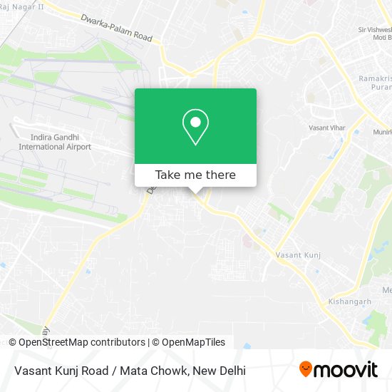 Vasant Kunj Road / Mata Chowk map
