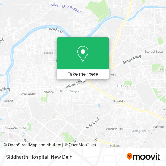 Siddharth Hospital map