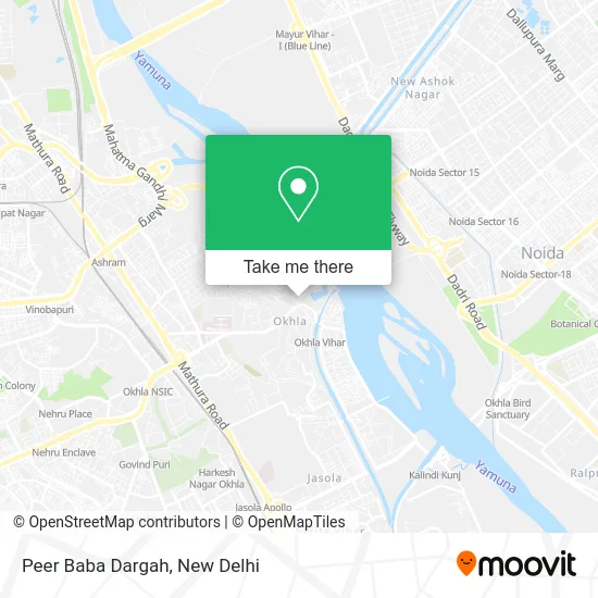 Peer Baba Dargah map