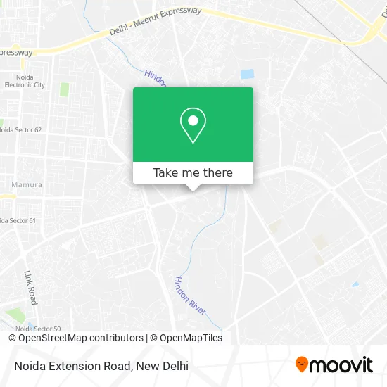 Noida Extension Road map