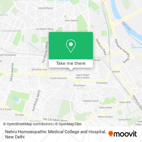 Nehru Homoeopathic Medical College and Hospital map