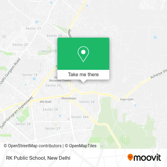 RK Public School map