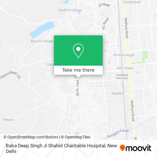 Baba Deep Singh Ji Shahid Charitable Hospital map