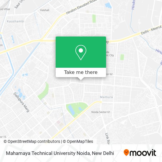 Mahamaya Technical University Noida map