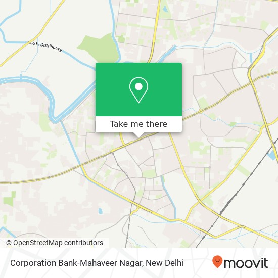 Corporation Bank-Mahaveer Nagar map