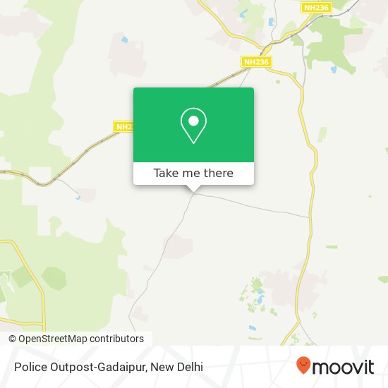 Police Outpost-Gadaipur map