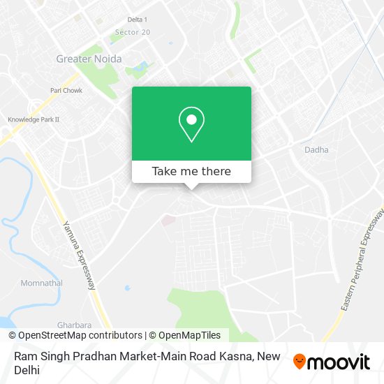 Ram Singh Pradhan Market-Main Road Kasna map