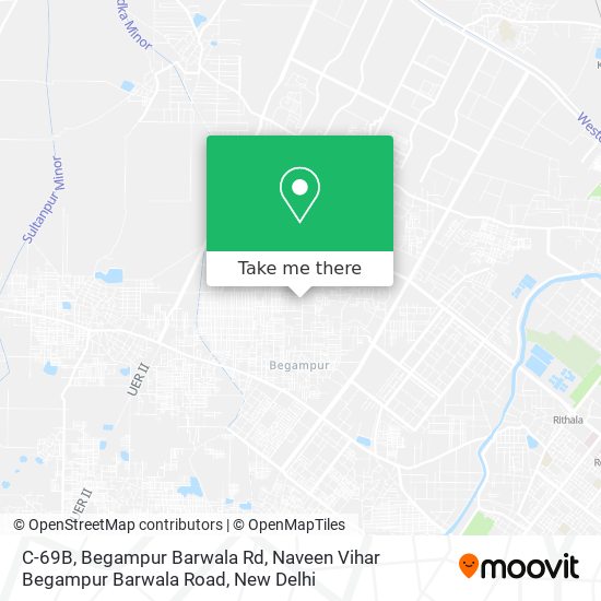 C-69B, Begampur Barwala Rd, Naveen Vihar Begampur Barwala Road map