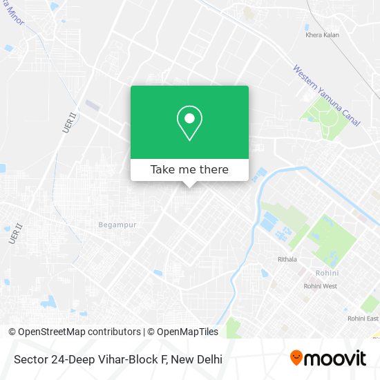 Sector 24-Deep Vihar-Block F map
