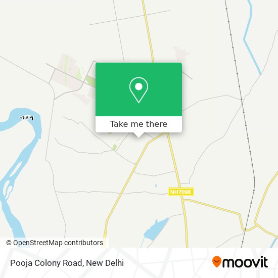 Pooja Colony Road map