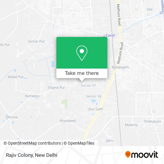 Rajiv Colony map