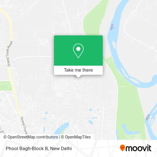 Phool Bagh-Block B map