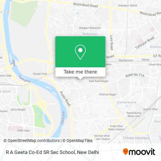 R A Geeta Co-Ed SR Sec School map