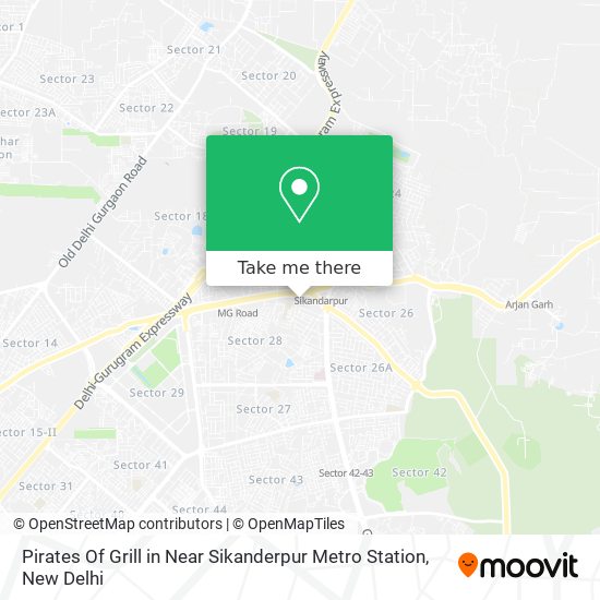 Pirates Of Grill in Near Sikanderpur Metro Station map