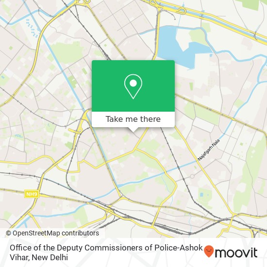 Office of the Deputy Commissioners of Police-Ashok Vihar map