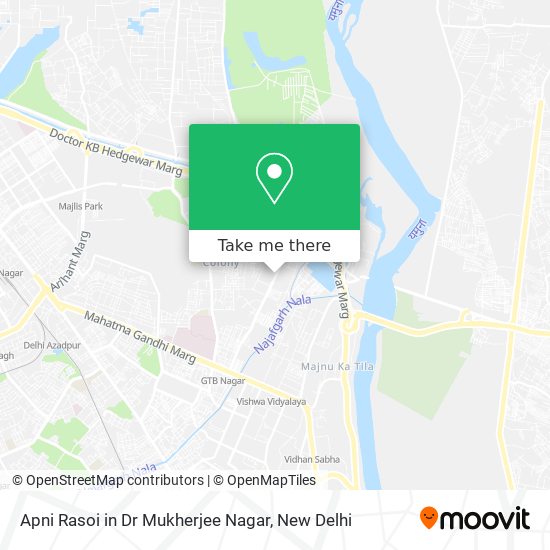 Apni Rasoi in Dr Mukherjee Nagar map