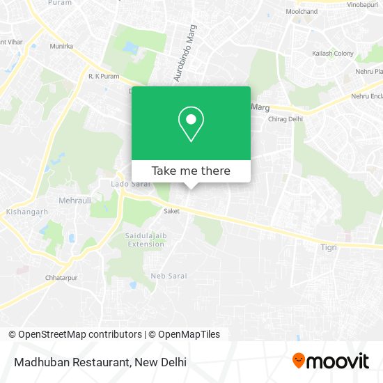 Madhuban Restaurant map