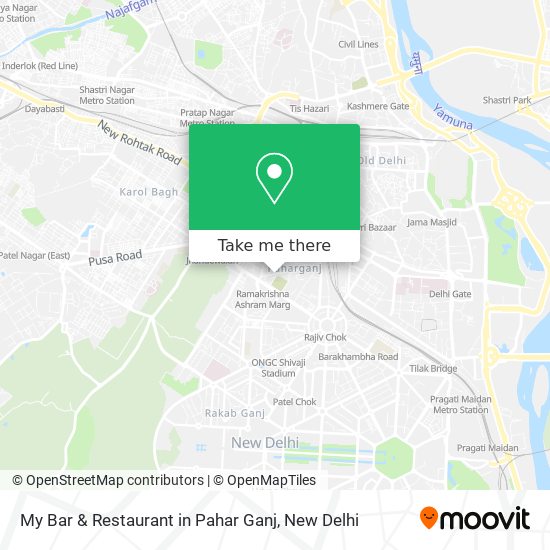 My Bar & Restaurant in Pahar Ganj map