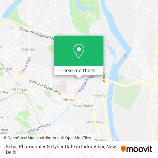 Sehaj Photocopier & Cyber Cafe in Indra Vihar map