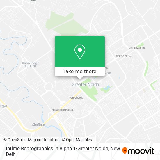 Intime Reprographics in Alpha 1-Greater Noida map