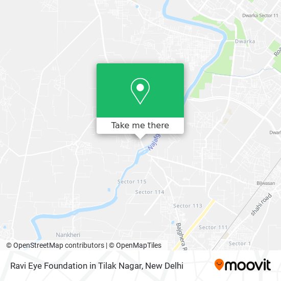 Ravi Eye Foundation in Tilak Nagar map