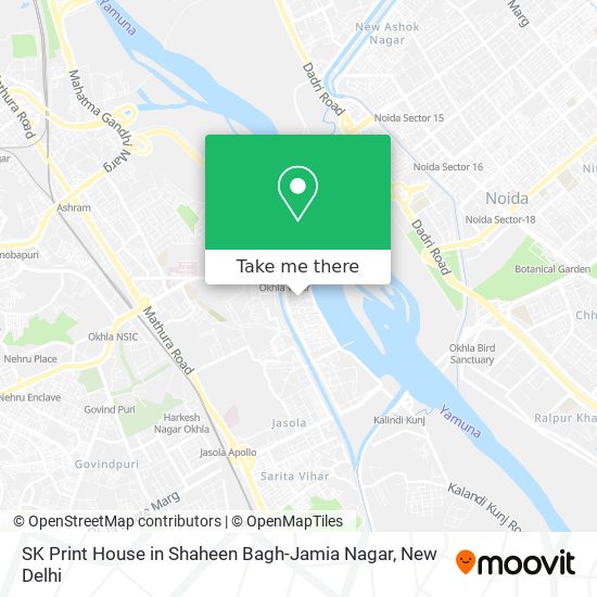 SK Print House in Shaheen Bagh-Jamia Nagar map