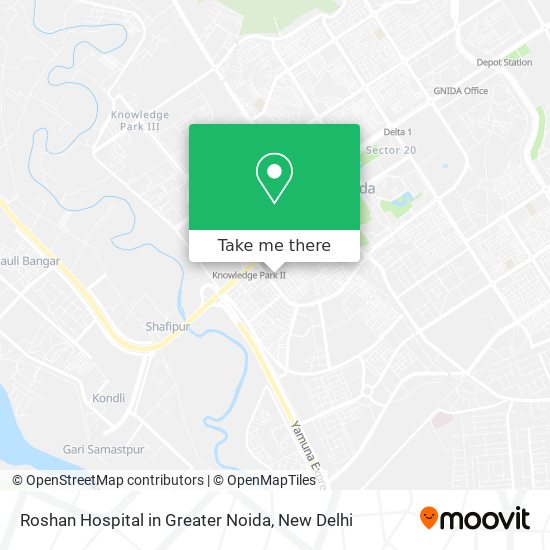 Roshan Hospital in Greater Noida map