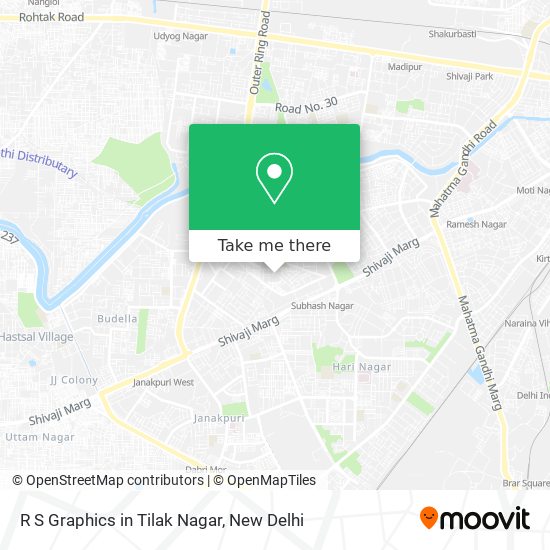 R S Graphics in Tilak Nagar map