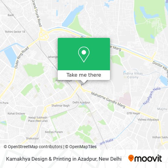 Kamakhya Design & Printing in Azadpur map