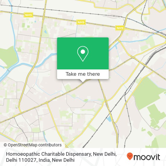 Homoeopathic Charitable Dispensary, New Delhi, Delhi 110027, India map