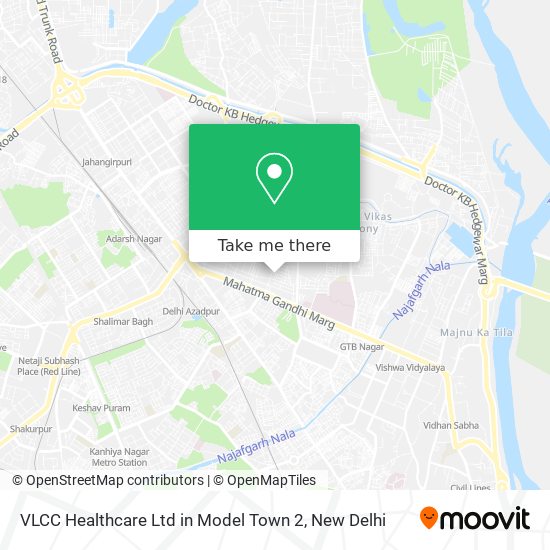 VLCC Healthcare Ltd in Model Town 2 map