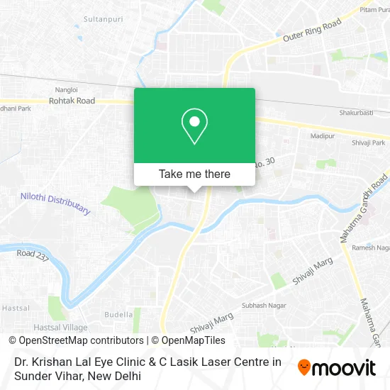 Dr. Krishan Lal Eye Clinic & C Lasik Laser Centre in Sunder Vihar map