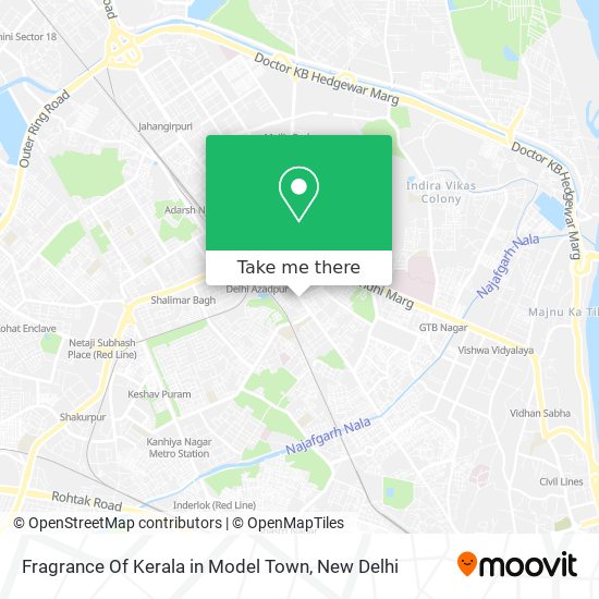 Fragrance Of Kerala in Model Town map