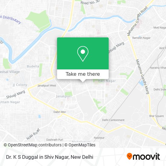 Dr. K S Duggal in Shiv Nagar map