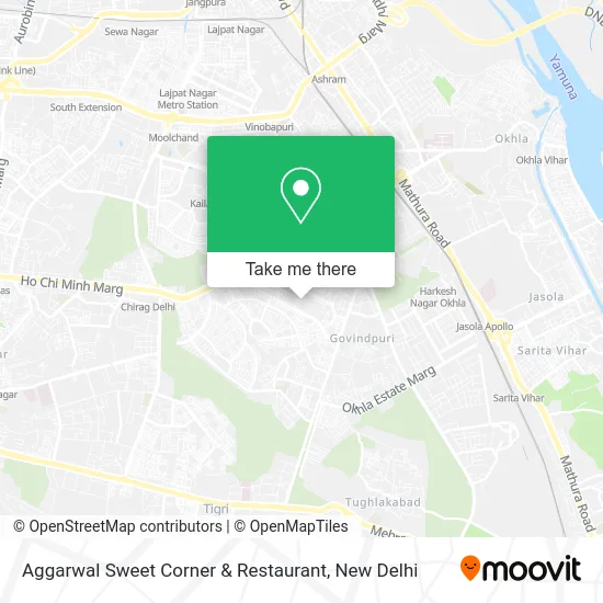 Aggarwal Sweet Corner & Restaurant map