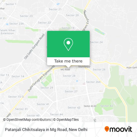 Patanjali Chikitsalaya in Mg Road map