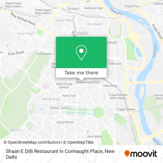 Shaan E Dilli Restaurant in Connaught Place map