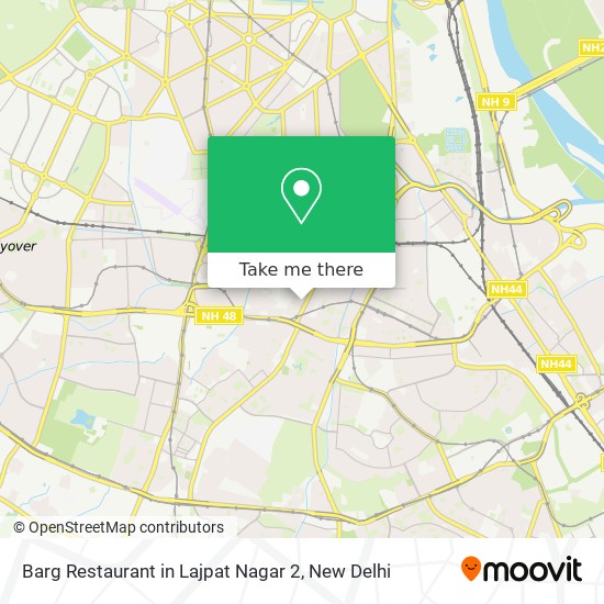 Barg Restaurant in Lajpat Nagar 2 map